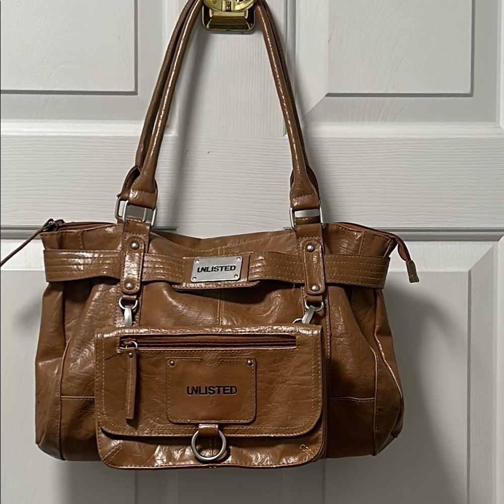 Unlisted Brown Purse/Tote Bag